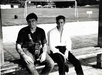 Dave B and Pete L Singapore 1965